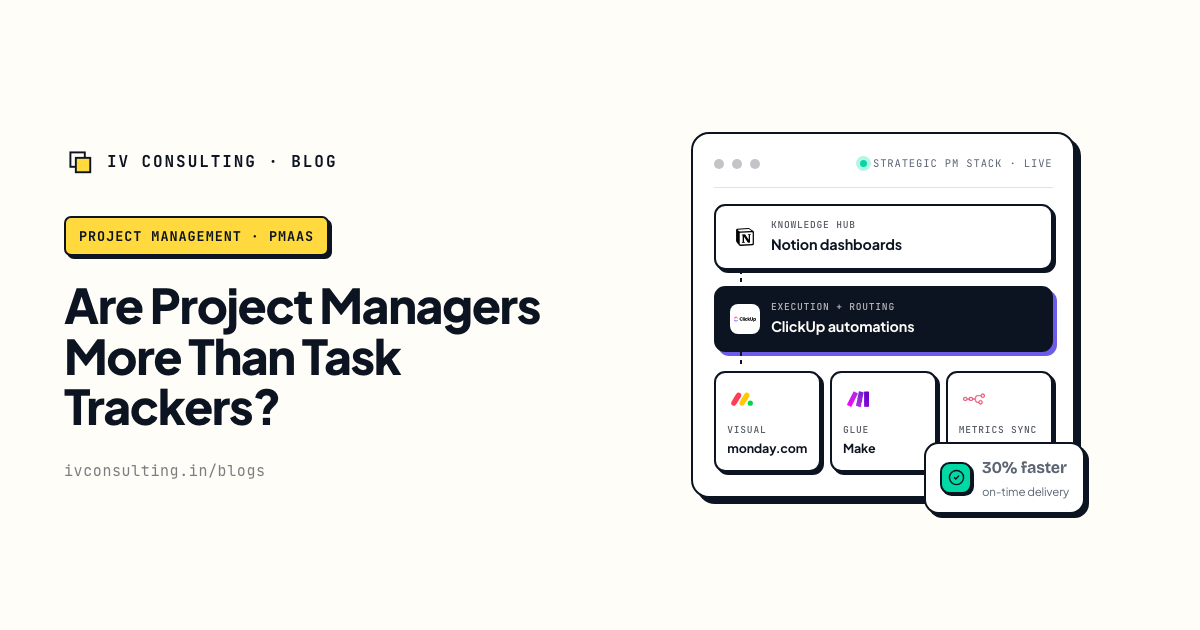 Are Project Managers More Than Task Trackers?