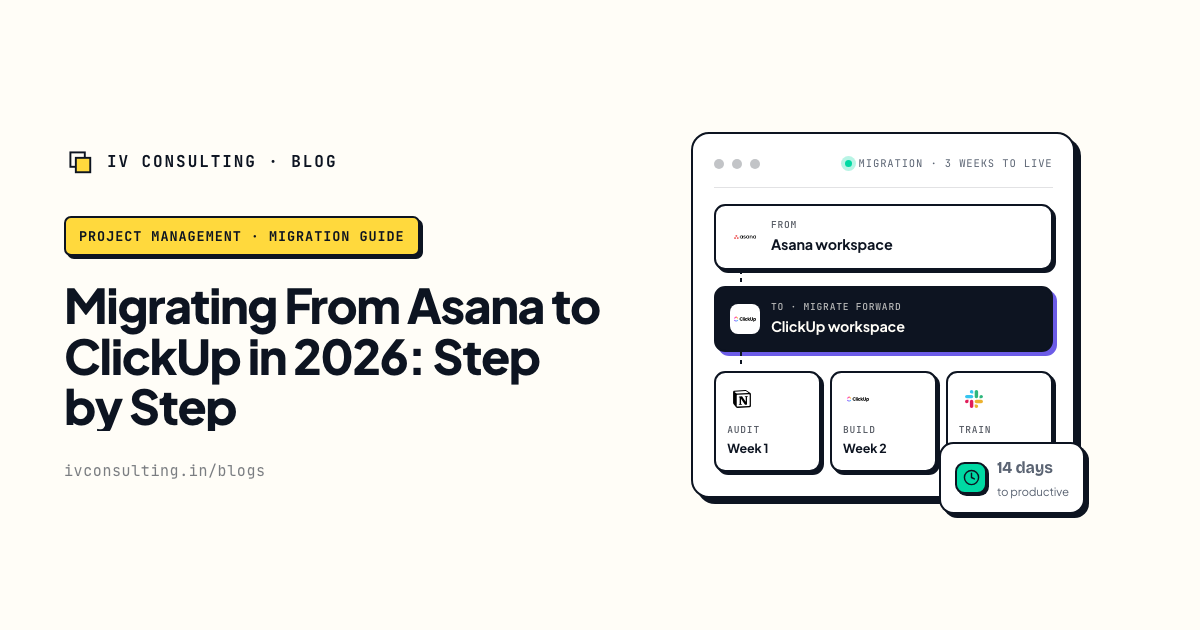 Migrating From Asana to ClickUp in 2026: Step by Step