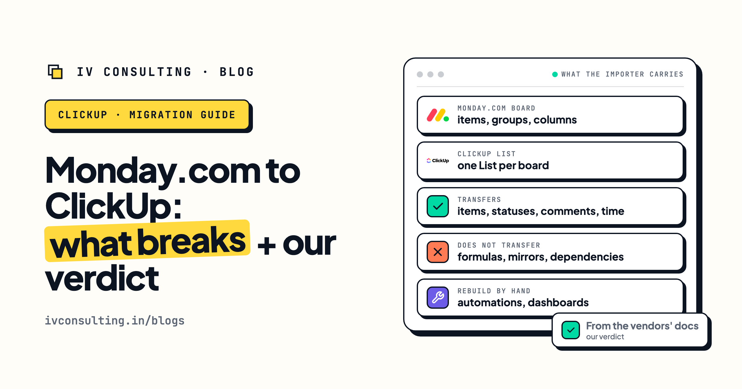 Monday.com to ClickUp migration guide