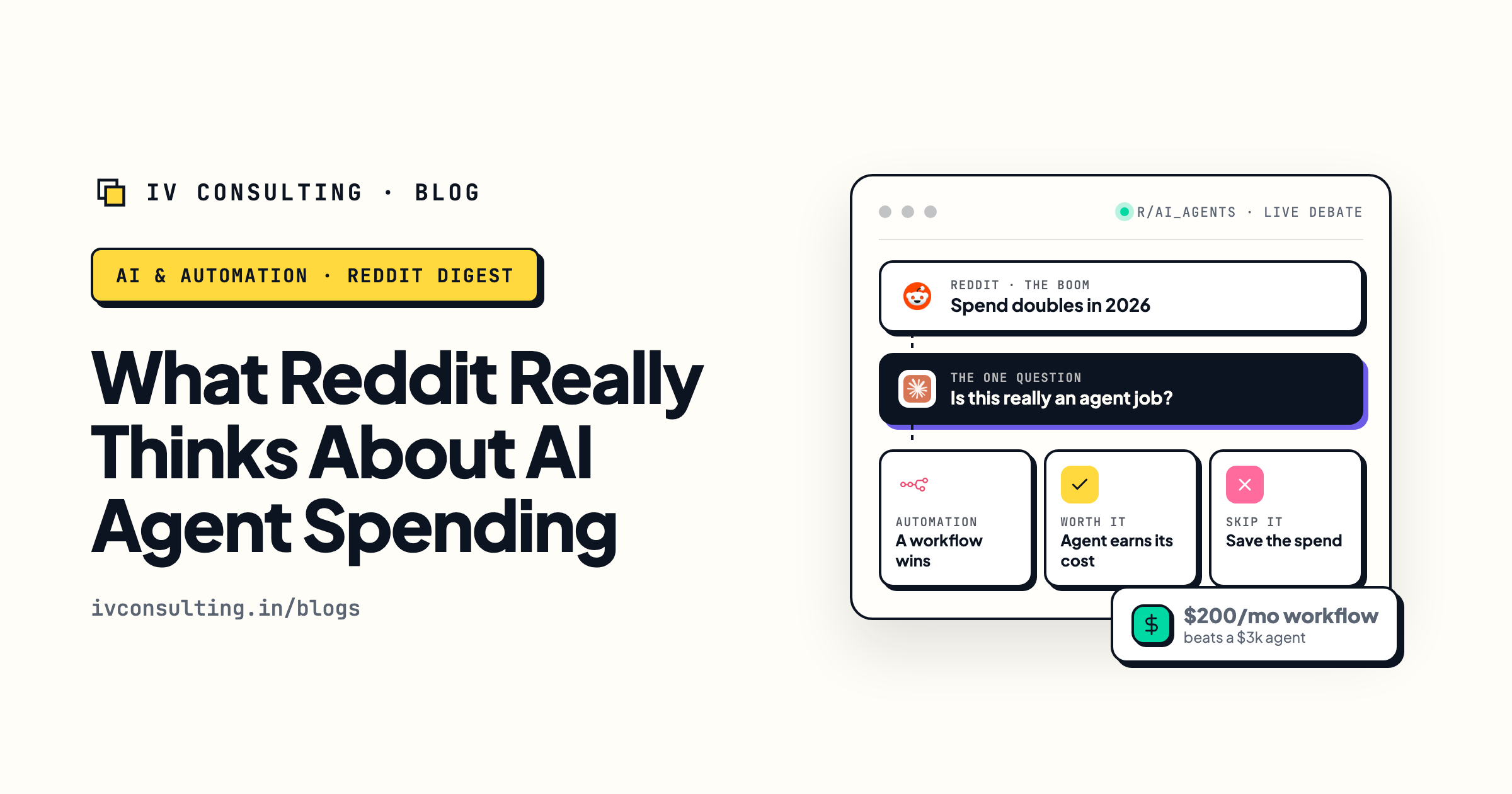 What Reddit really thinks about AI agent spending
