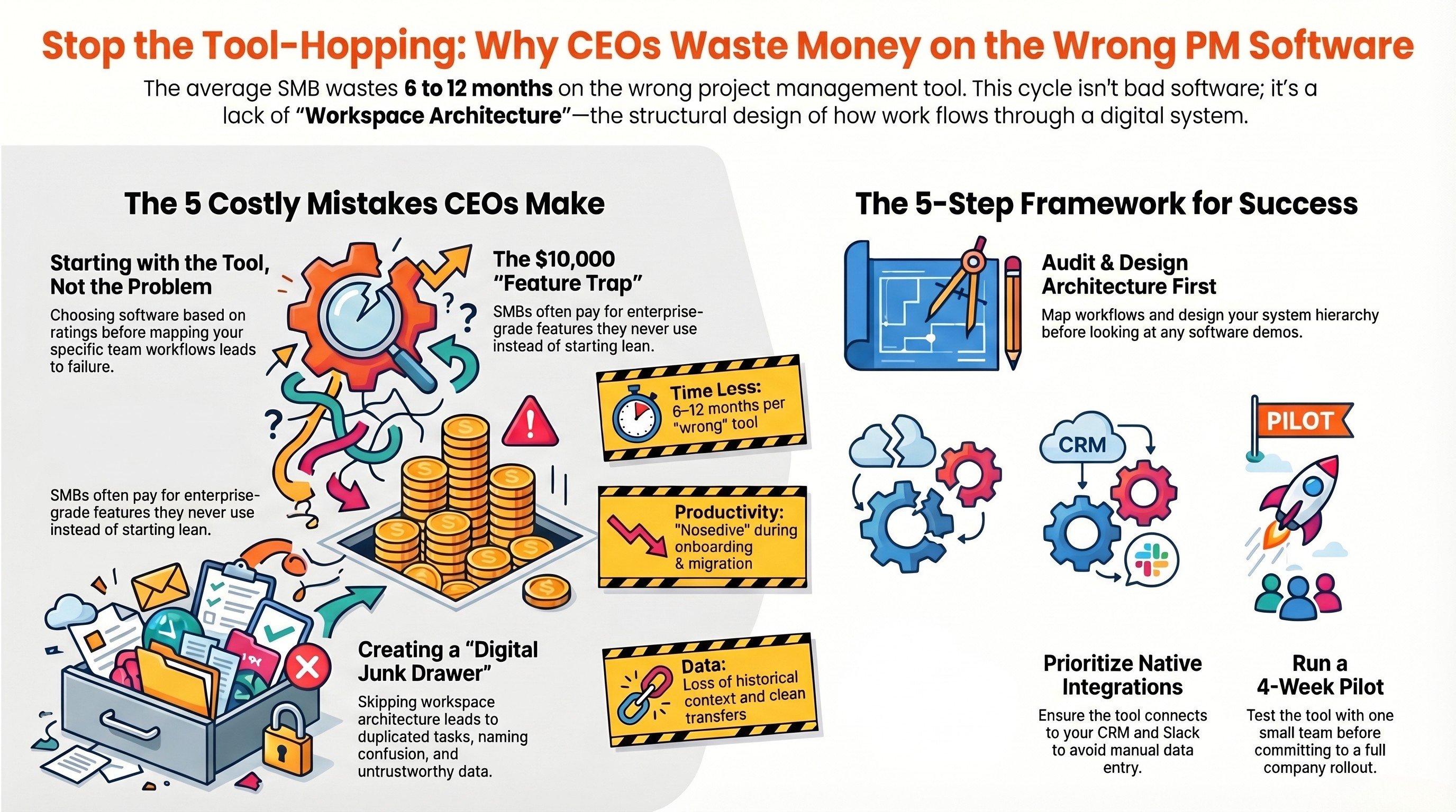 Stop Tool-Hopping: Why CEOs Keep Picking the Wrong Project Management Software