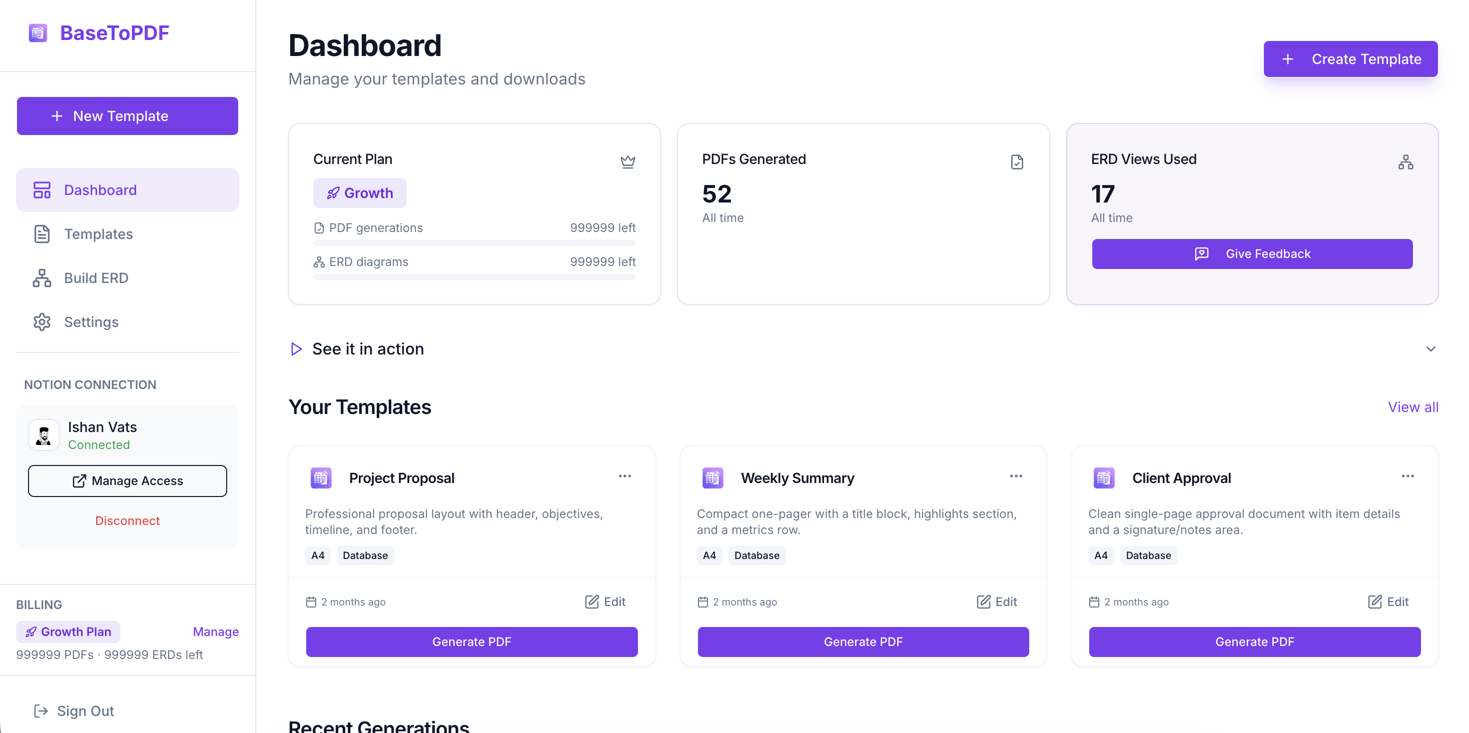 The BaseToPDF app