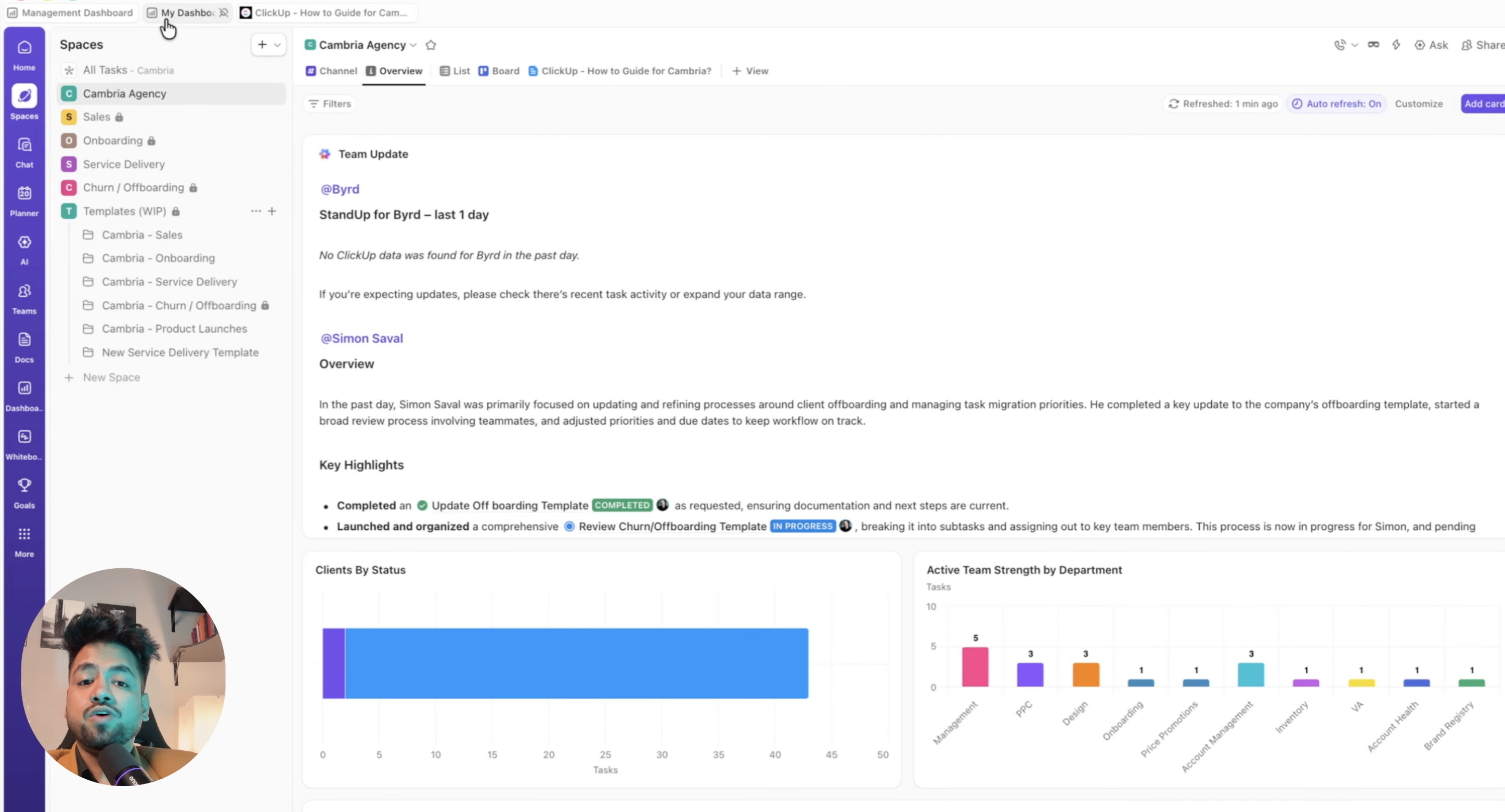 Client proof-of-work portal