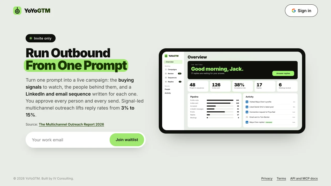 YoYoGTM homepage
