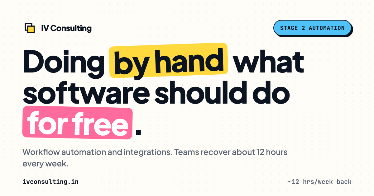 The Automation stage, built for you